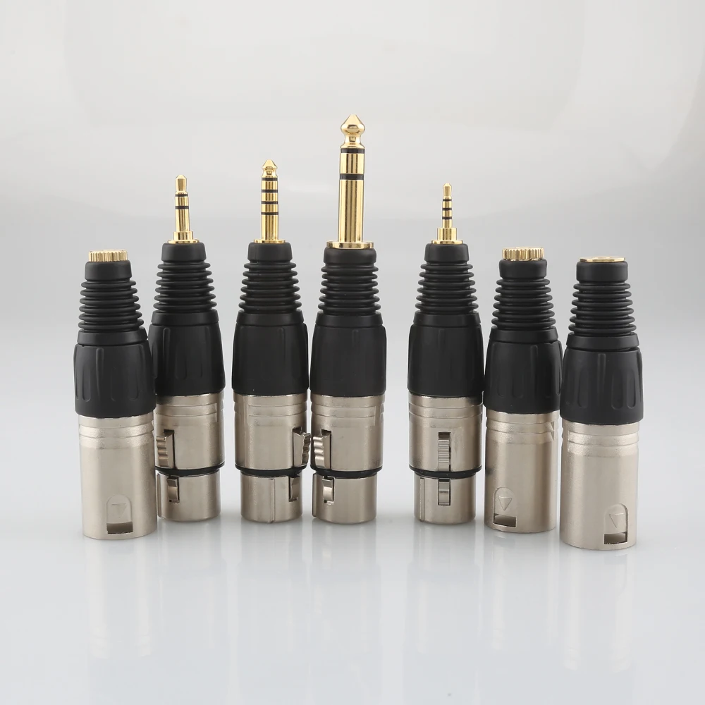 HIFI 4.4 مللي متر/2.5 مللي متر TRRS أنثى متوازنة إلى 4pin متوازن XLR ذكر محول محول