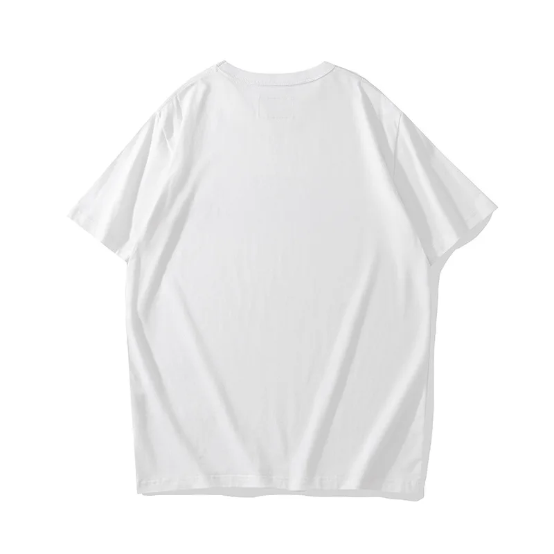 New Summer Fashion Men Vintage Motorcycle Biker T-shirt Letter Printed Round Neck Thick Short Sleeve Casual T-Shirt 100% Cotton