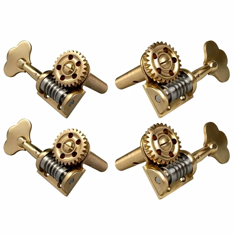 4pcs High quality Germany style 4/4 3/4 double bass machine bass head pegs Tuning Peg,instrument parts accessories fittings