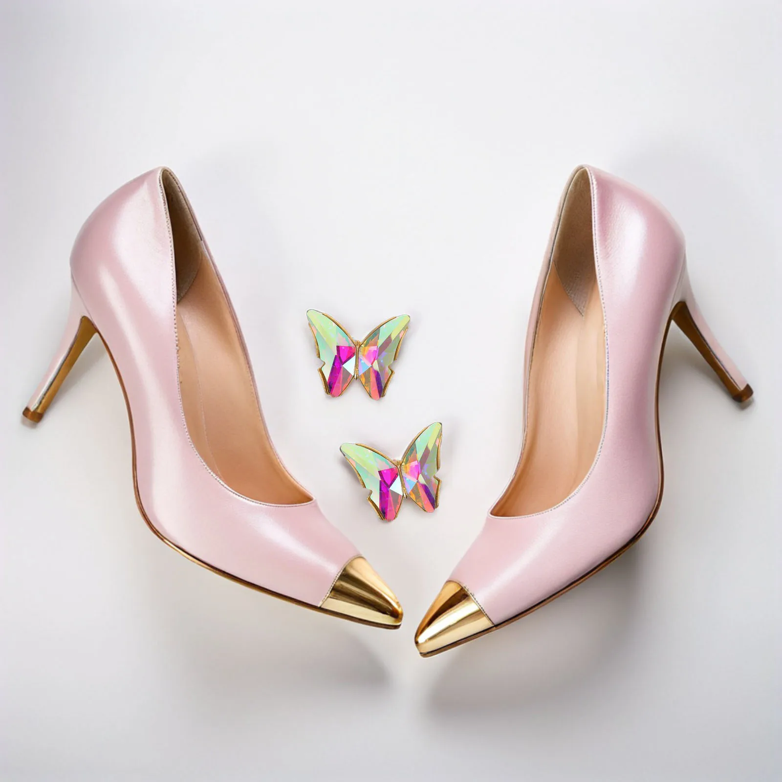 

Crystal Shoe Buckle Charms Decoration DIY Shoes Clips Detachable Bridal Wedding