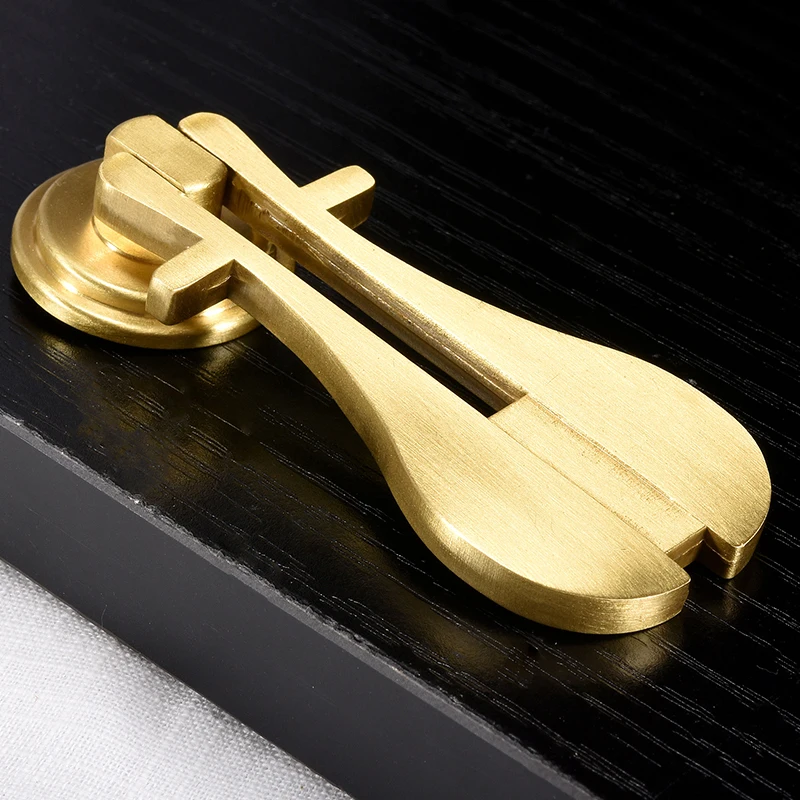 

HOT 10PCS Solid Brass Pendant Furniture Pulls Handles Drawer Knobs Cupboard Wardrobe Closet Dresser Wine Cabinet Pulls Knobs