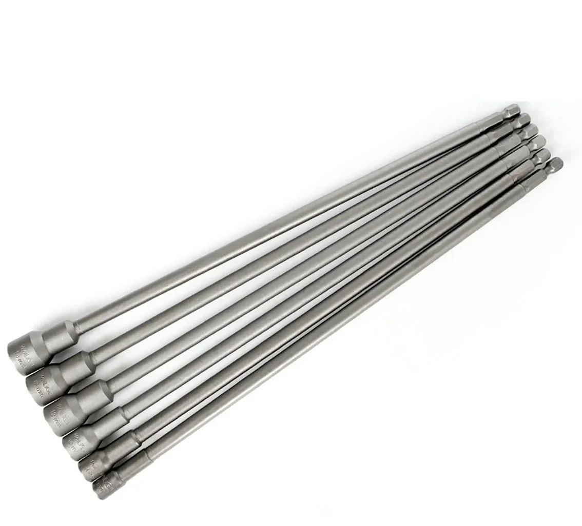 Length 250-350mm Metric Screwdriver With Conversion Drill Bit 8-14mm Magnetic Hex Shank Hex Nut Internal Hexagonal Screwdriver