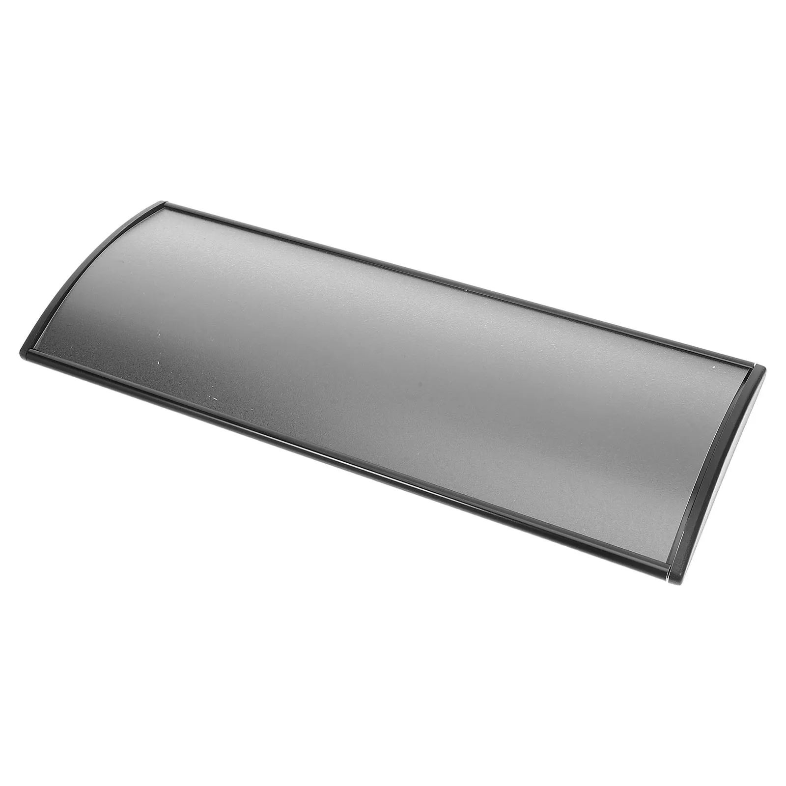 

Curved Blank Aluminum Alloy Door Sign Plate No Drill Installation Office Name Plate for Department Identification School