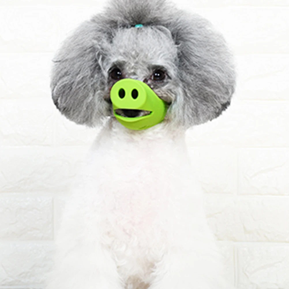 

Masks Dog Pet Mouth Bound Device Anti Bite Bark Stopper Green Muzzle Barking