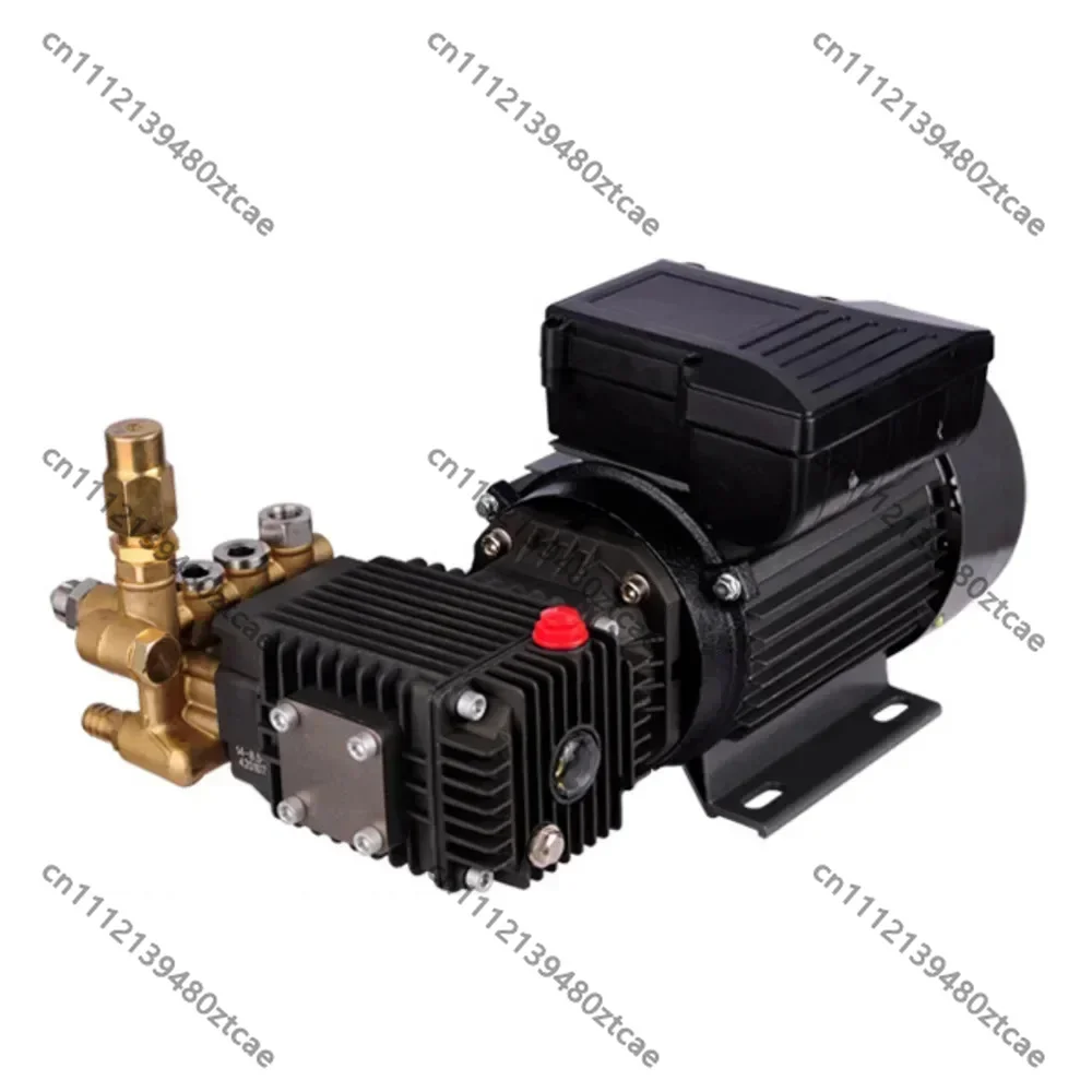 220V 2KW 10L/min Triplex Plunger Pump Head, High Pressure Washer Replacement Pump Head For Self Service Car Washing Sprayer