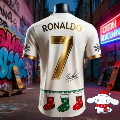 Football Jerseys Creative Designs Quick-Drying And Breathable Outdoor Sports Fashion Christmas Edition T-Shirts