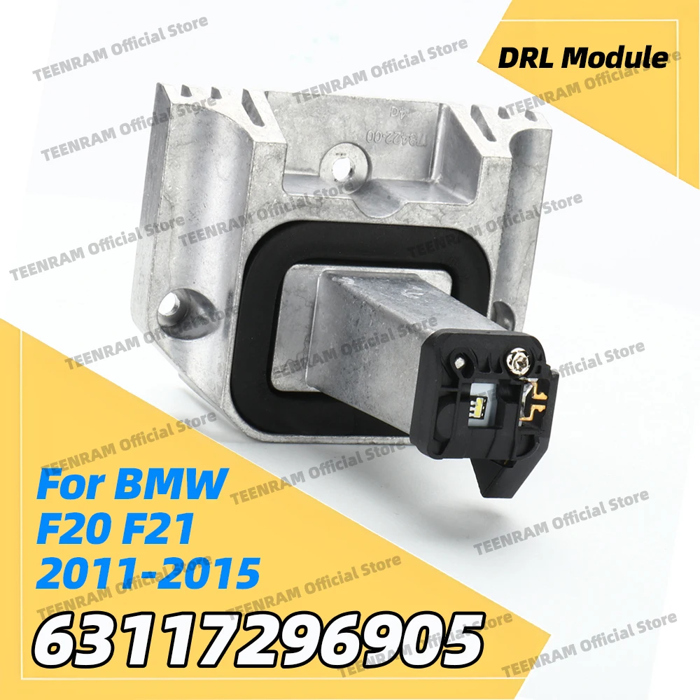 1PC For BMW 1 Series F20 F21 2011-2015 LED DRL Headlight Control Unit Module 63117296905 63 11 7 296 905 Daytime Running Light