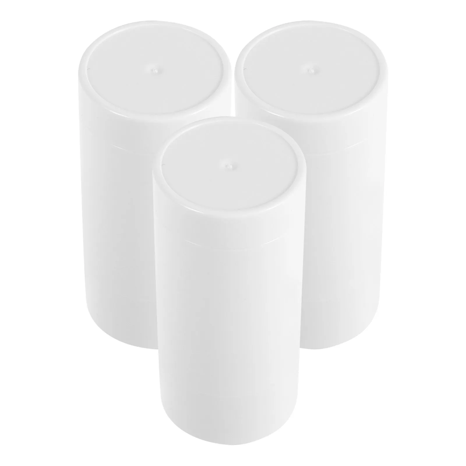 3Pcs Empty Refillable Deodorant Stick Tubes Twist-Up Mechanism for DIY Solid Lotion Bars Lipstick Blush Travel Size Reusable