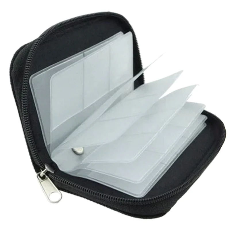 Memory Micro Card Storage Carrying Case Holder Wallet 22 slots For CF/SD/SDHC/MS/DS 3DS Game Accessory Carrying Zipper Pouch Bag