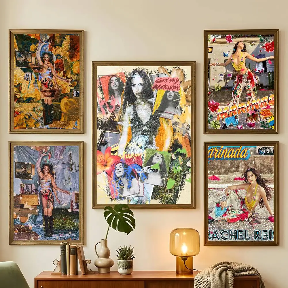Singer M-Marina Sena Coisas Naturais Poster For Bedroom Gamer Room Decor Restaurant Wall Trendy Aesthetic Gift