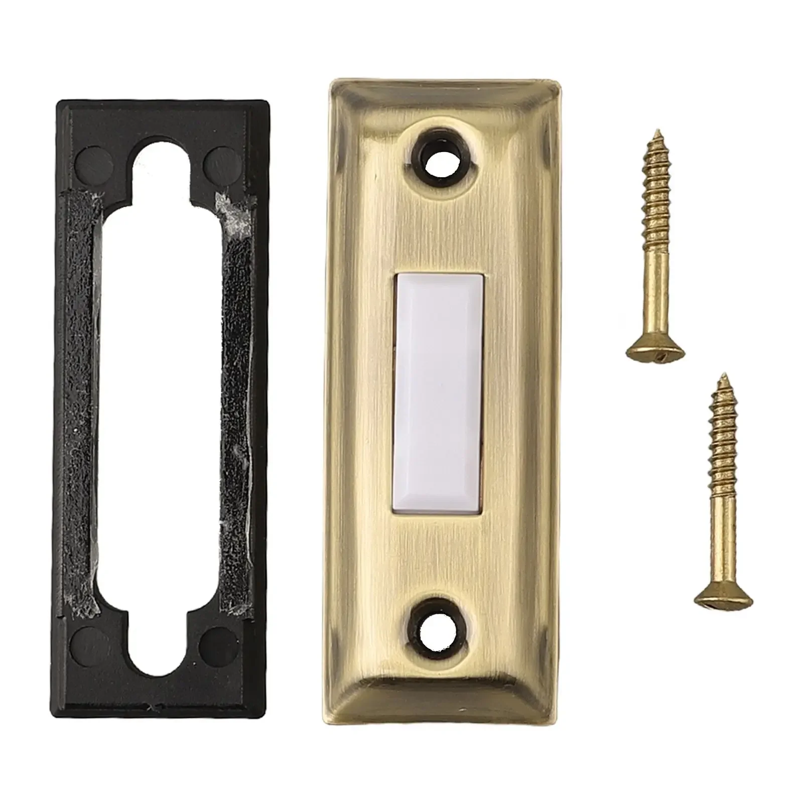 3.07x1.14x1.1 Inches Doorbell Button Button Sturdy Switch Antique Doorbell Push Button Lighted Metal Door Bell