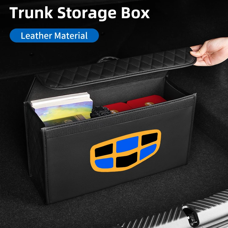 أدوات السيارات السفر المنظم حقيبة تخزين جلدية لجيلي أطلس SUV Borui Boyue Coolray Emgrand GE NL3 EX7 X7 EC7 GX7 GT GC9 X6 E #2
