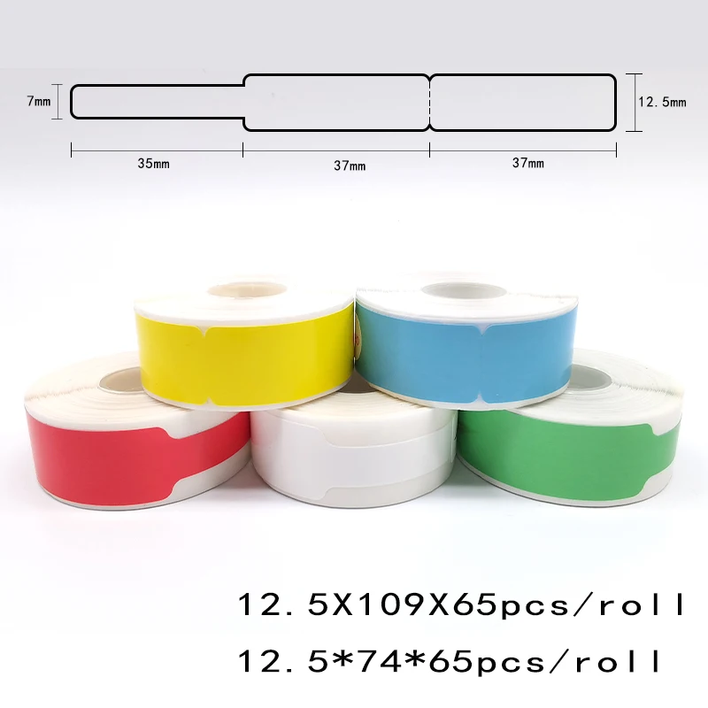 5PK  D30 Label Tape  P11 Adhesive Lable Paper Suit For P15  L11 P12 Sticker Paper Water Proof  D30 Thermal Label