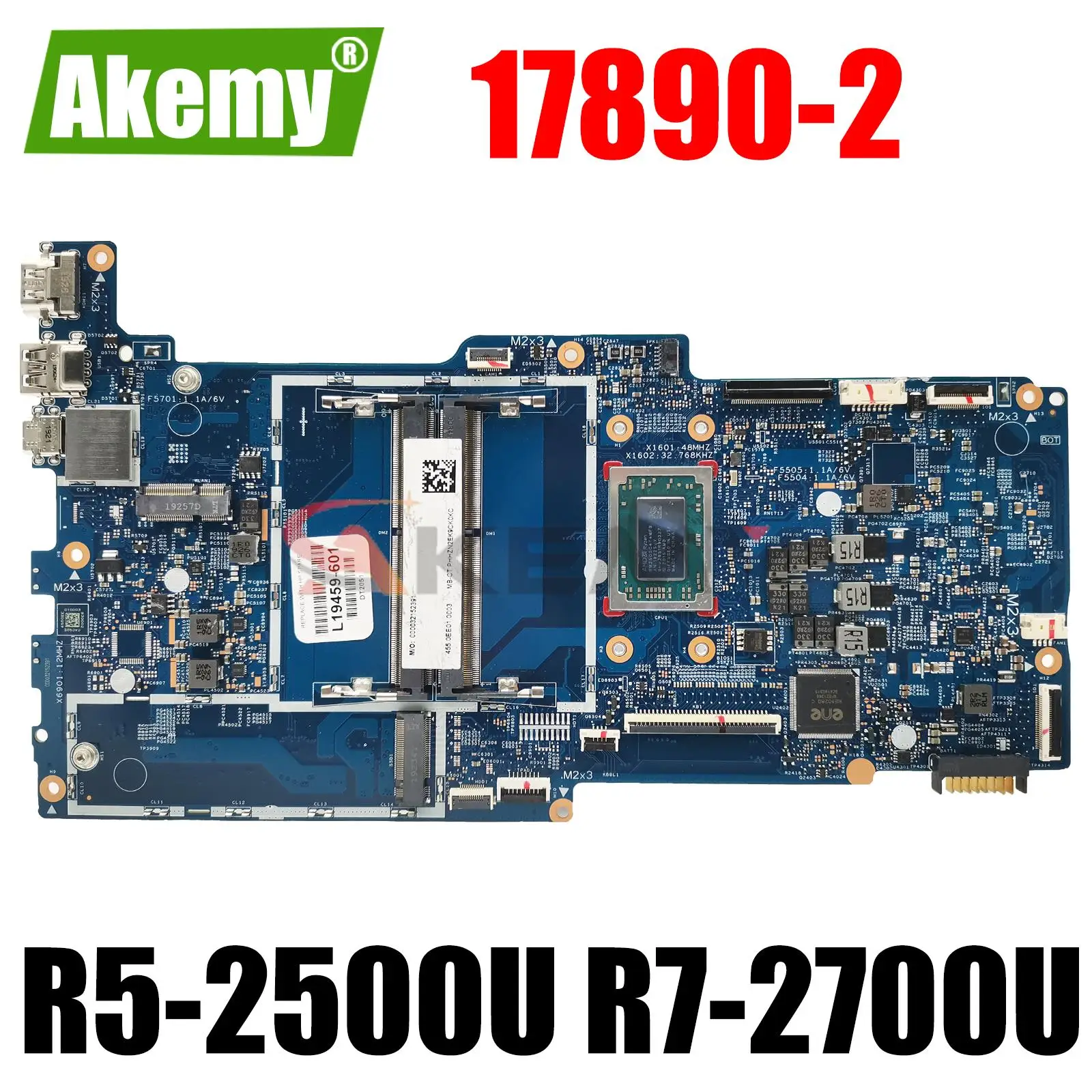 

17890-2 Motherboard with R3-2300U R5-2500U R7-2700U AMD CPU UMA For HP ENVY X360 15-CP 15Z-CP Laptop Motherboard Mainboard