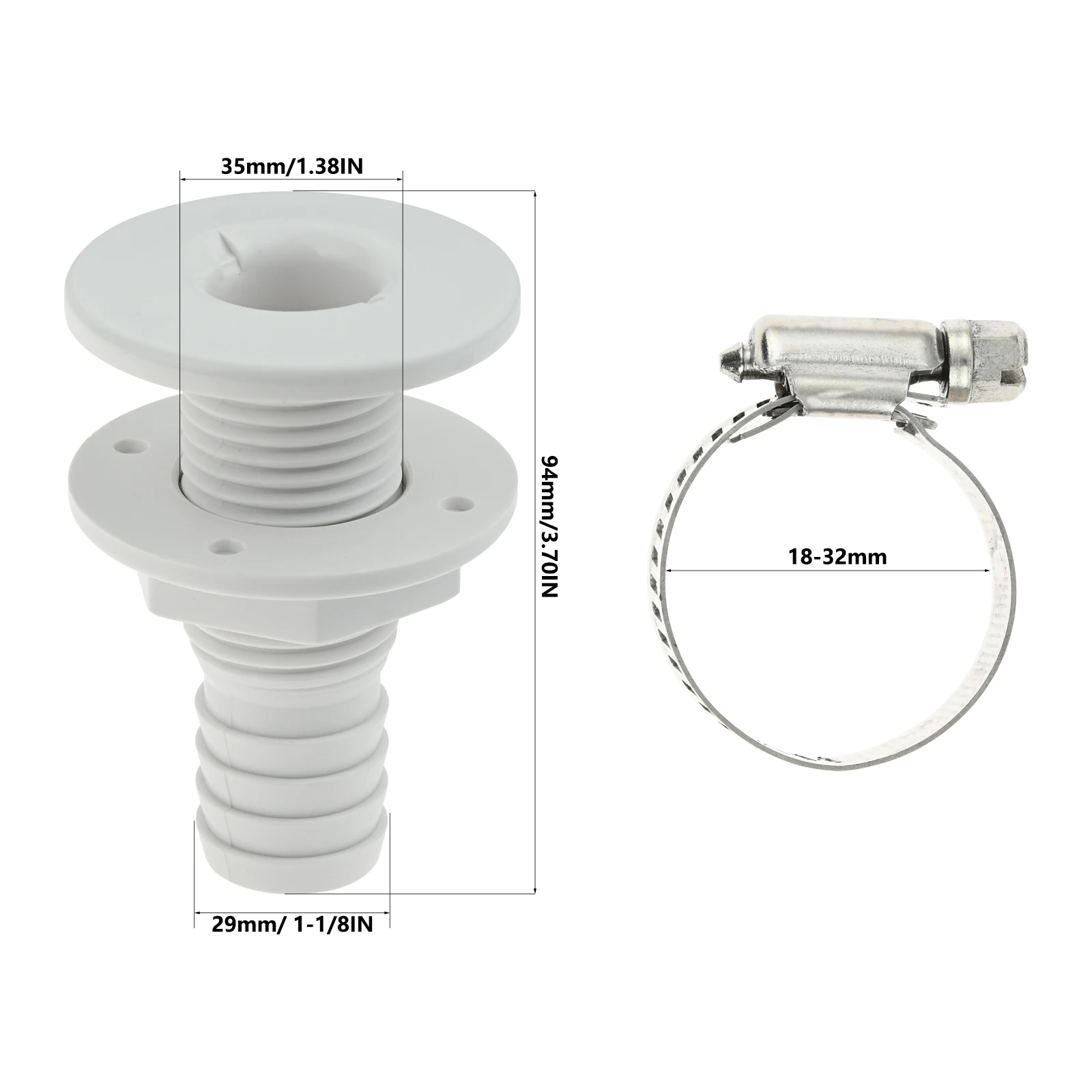 

1 комплект, шланг для морского трюмного насоса, 1-1/8 дюйма, сантехнический комплект, 6 футов, гибкий шланг без ударов, зажимы для крепления корпуса, аксессуары для лодок