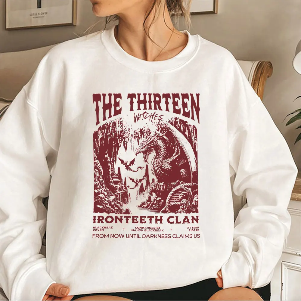 The Thirteen Sweatshirt Throne of Glass Hoodie Manon Blackbeak Ironteeth Shirt Witches SJM Merch Halloween Terrasen Sweatshirts