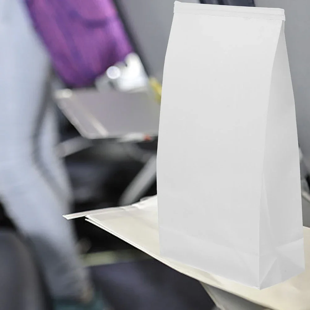 10pcs Bags Bag Vomit Disposable Barf Emesis Sickness Travel Car Sick Puke Pack Motion Sickness Vomit Car Airplane Cleaning Bags