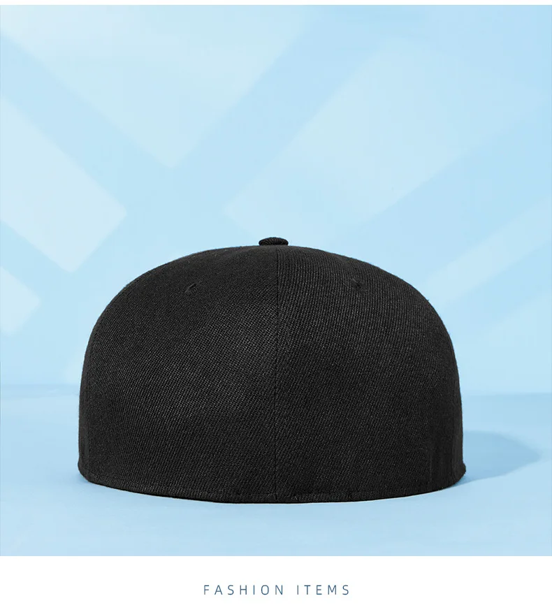Maßgefertigte Kappe mit Stickerei-Logo, Snapback-Hüte in verschiedenen Größen, Baseballkappe für Männer und Frauen, Hip-Hop Unisex Gorras Planas – Detail 10