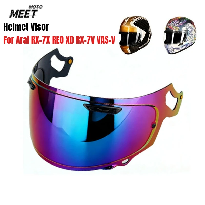 Helmet Visor Replacement for Arai RX-7X REO XD RX-7V VAS-V Full Face Helmet Shield Motorcycle Helmet Replacement Parts