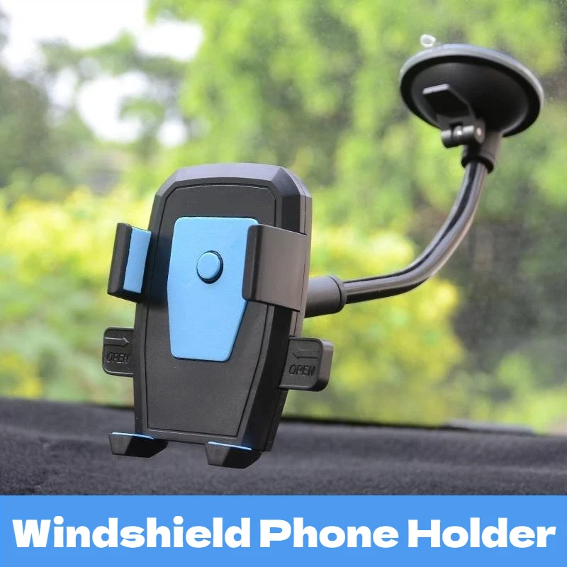 1Pcs Flexible Long Arm 360 Degree: Universal Rotation Sucker Car Mount Mobile Phone Holder Stand