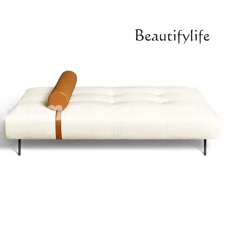 X Nordic Simple Modern Lamb Wool Bench Creative Concubine Couch Bedside Stool Lazy Sofa Stool