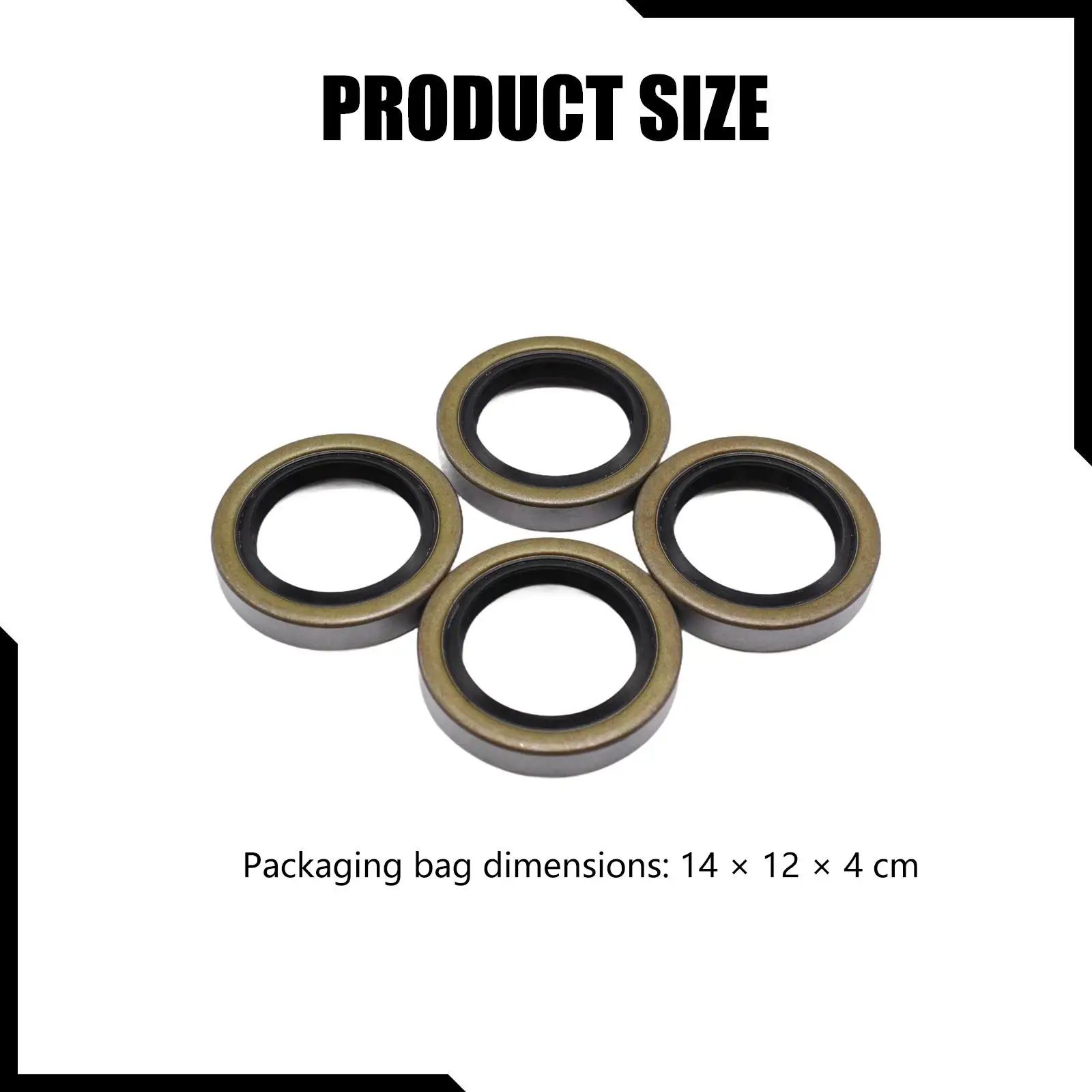 

Metal Trailer Hub Grease Seal Double Lip Axle Wheel Replacement Seals for Durable Long Term Trailer Maintenance