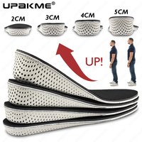Invisible Height Increase Insoles  EVA Memory Foam Men Women Shoe Insole Heel Lifting 2/3/4/5CM Taller Cushion Heighten Shoe Pad