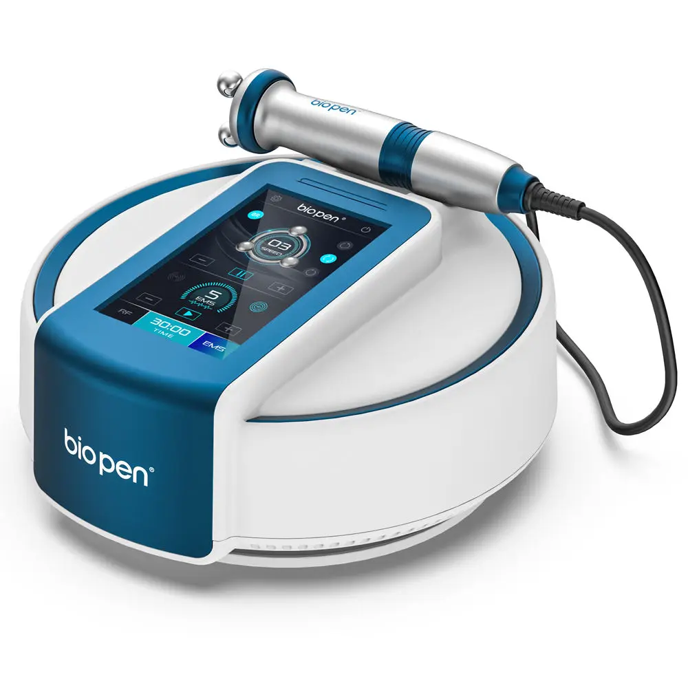 Home Automatic Microcurrent Blue Light Therapy Handheld ABS  for Facial Body Includes