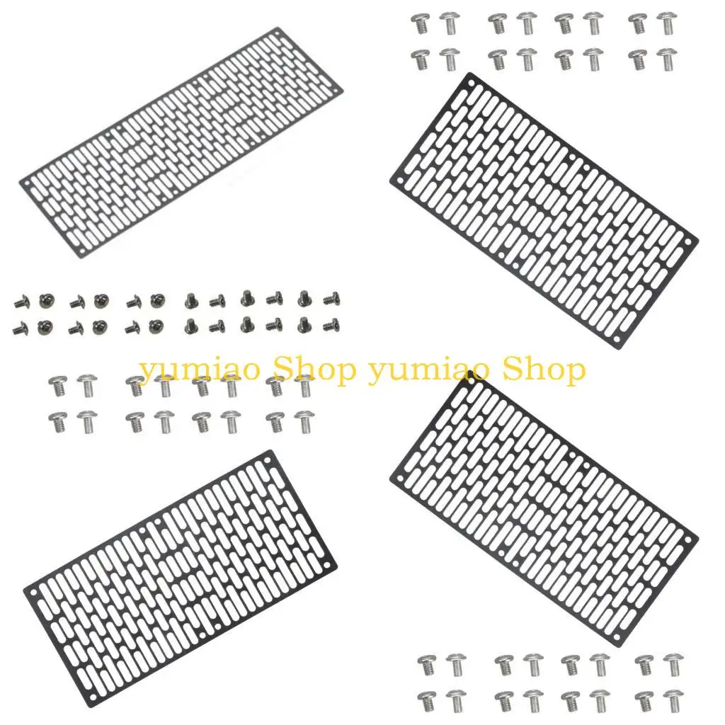 

587B Galvanized Steel Black Radiators Cover for Enhanceds PC Cooling and Protections