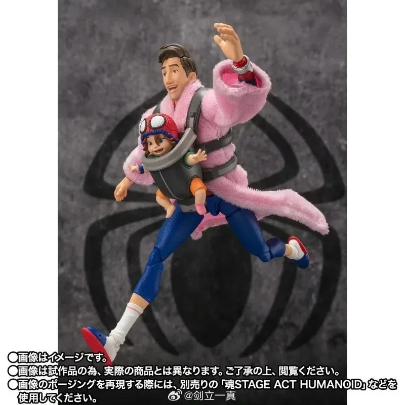Bandai Original Genuine S.H.Figuarts Spider-Man Anime Figure Myers Action Figure Toys for Boys Girls Gift Collectible Model