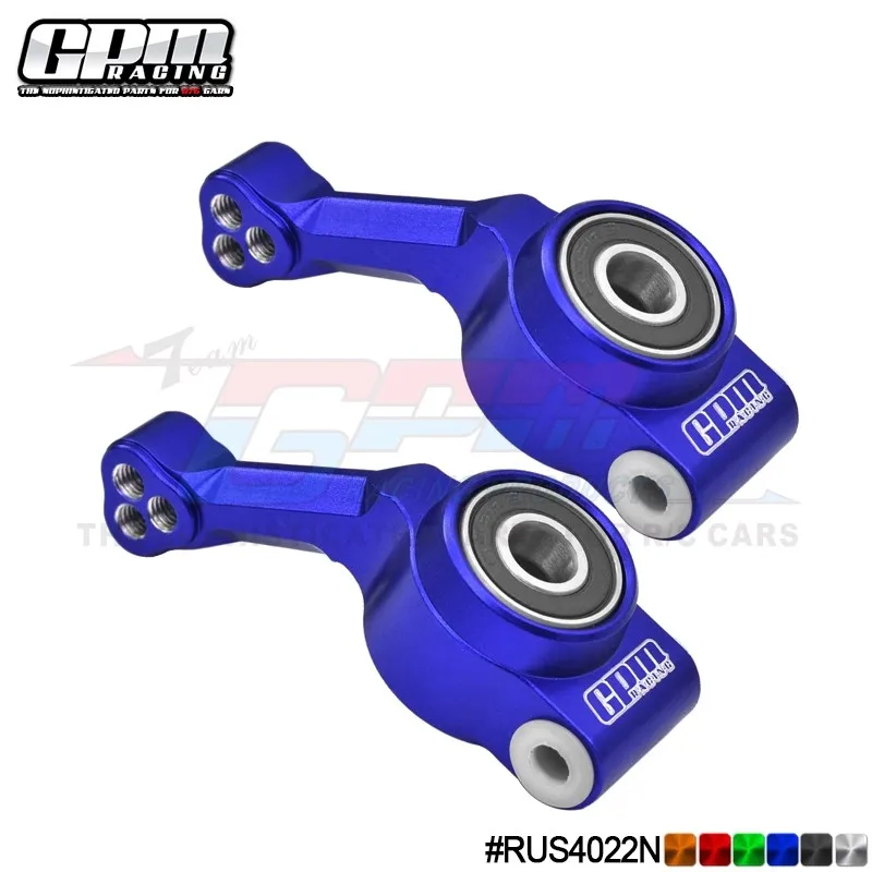 GPM upgrade TRAXXAS 1/10 RUSTLER 4X4 VXL aluminum alloy 7075 porous position rear cup enlarged bearing