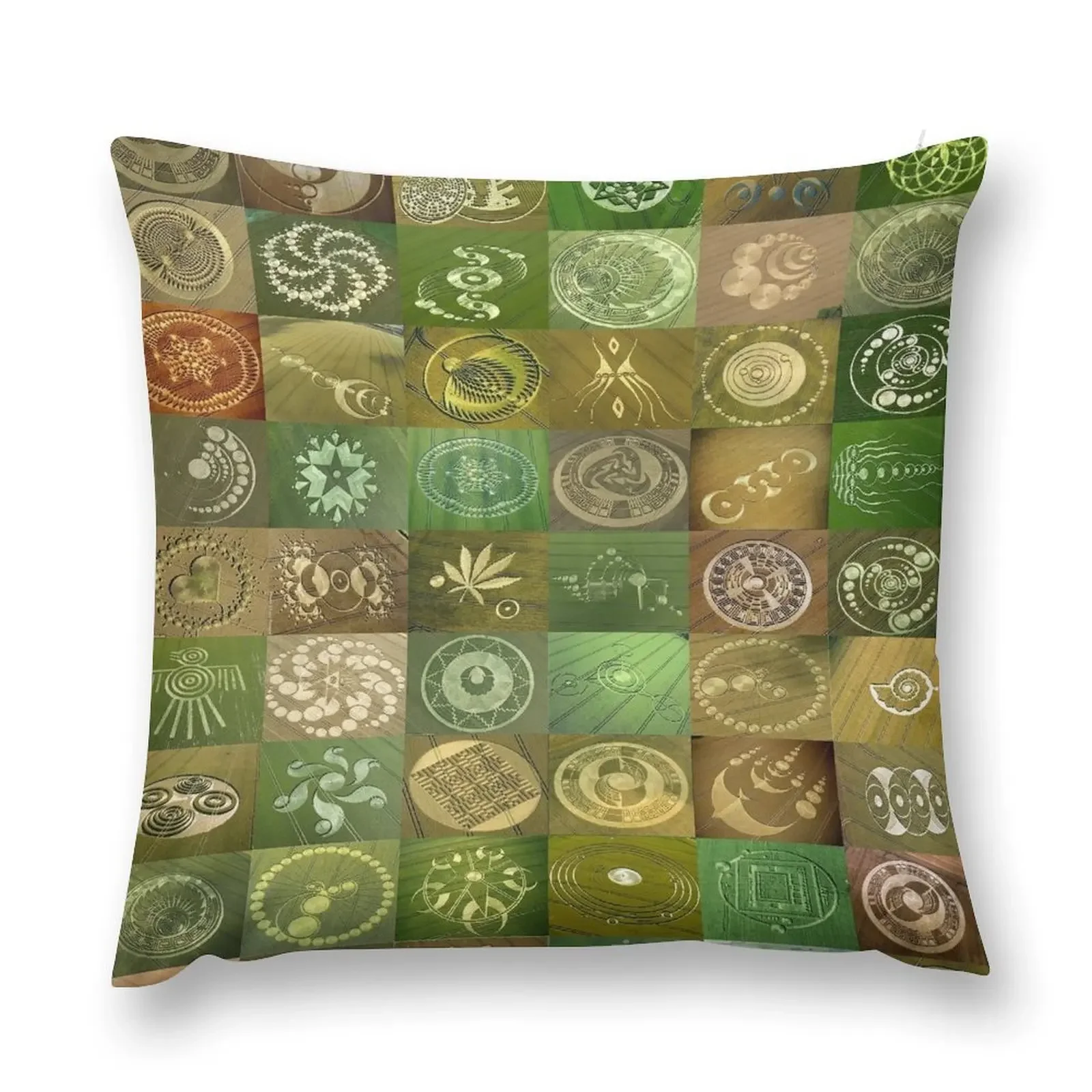 Crop Circles Throw Pillow home decor items Sofa Covers Pillowcases pillow