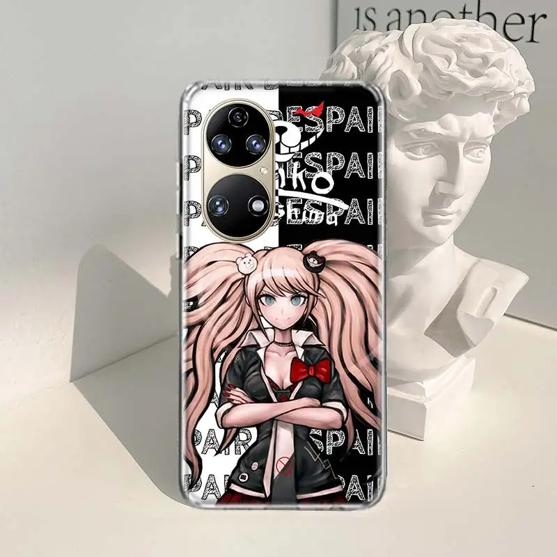 Anime DANGANRONPA Junko enoshima Phone Case For Huawei P50 P40 Pro P30 Lite P20 P10 Mate 10 20 Lite 30 40 Pro Cover Coque