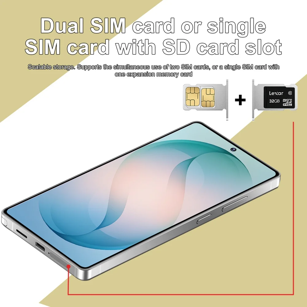 K-Touch Hochwertige Mobiltelefone Smartphone 22GB+2TB Handy Silikon-Schutzhüllen für S27 Ultra Zubehör 7.3HD 7800mAh Android 5G – Detail 13