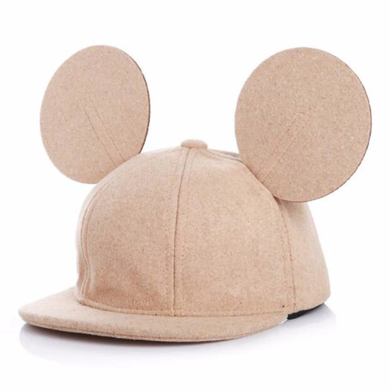 Kids Cap Baby Baseball Hat Infant Boys Girls Spring Hats Baby Girl Autumn Cute Big Ears Hip Hop Woolen Snapback Children gorra