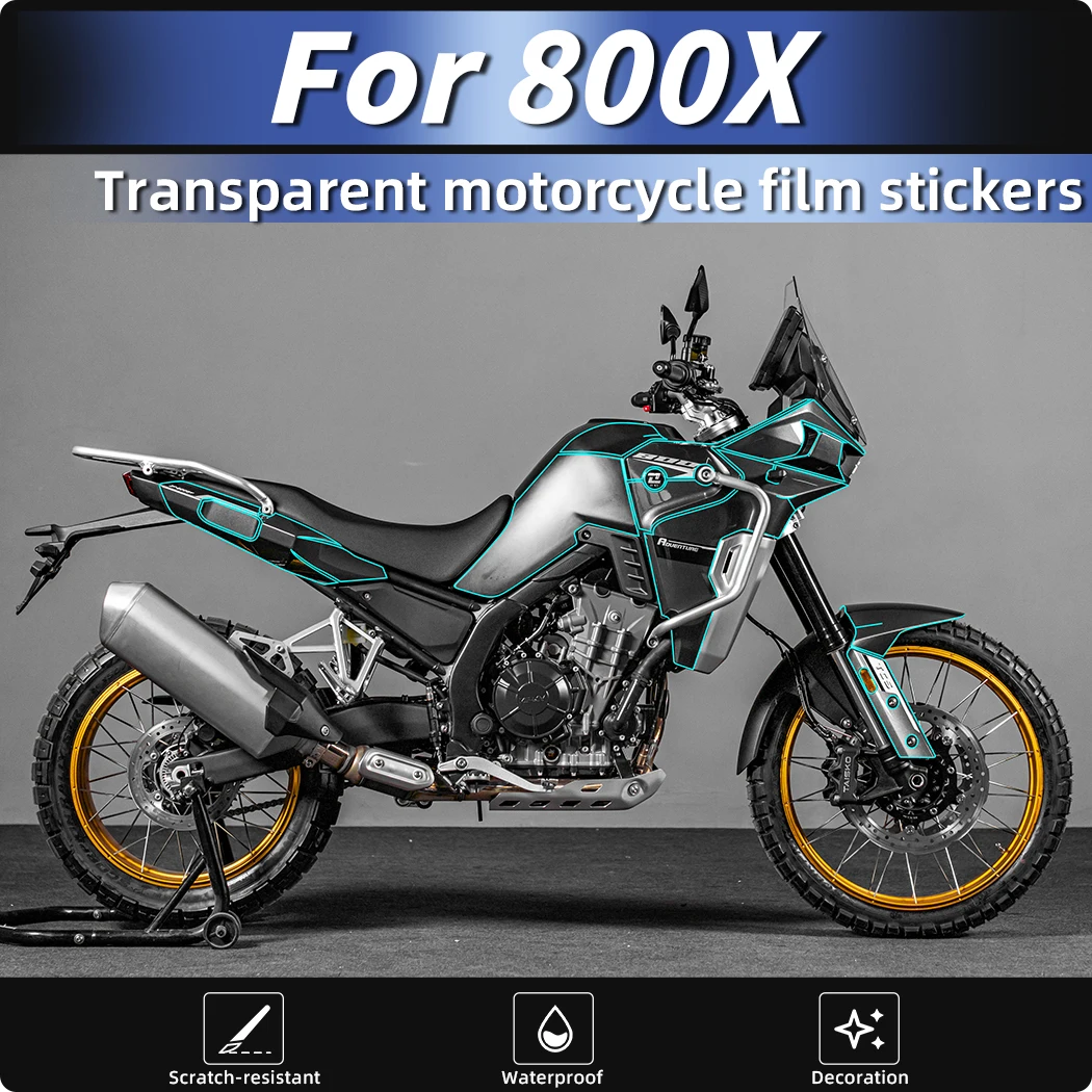 

Used For KOVE 800X Moto Full Paint Film Clear Protective Full Body Stickers Decals Kits Waterproof Anti-Scratch Mod Accessories