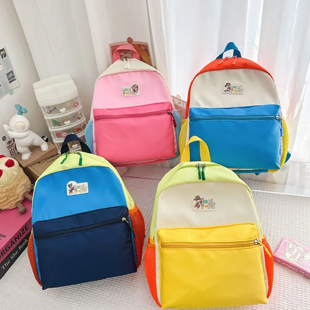 Borsa a tracolla scuola materna zainetto resistente all'usura zaini per bambini di grande capacità protezione della colonna vertebrale leggera borsa da scuola per bambini