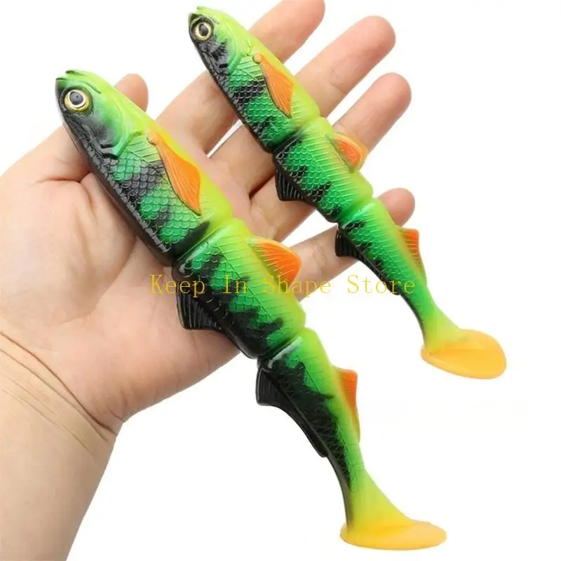 

U1JC 16 см/22 см Мягкая приманка с веслом и хвостом Рыболовная приманка для плавания