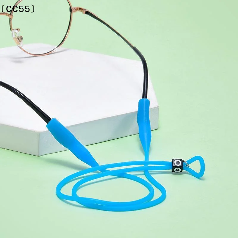 Silicone Children Glasses Chains Eyeglasses Adjustable Anti-slip Anti-fall Sunglasses Sport Band Cord Holder 〔CC55〕