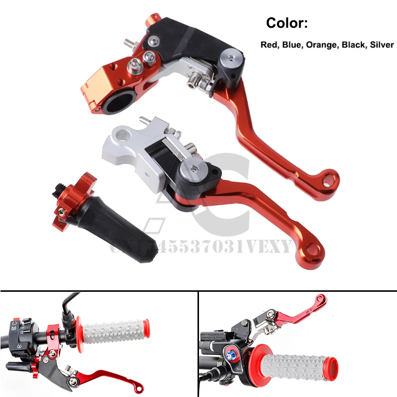 

Motorcycle CNC modified 360°folding anti-drop labor-saving clutch brake handle CR CRF YZF EXC Bosuer Jiayang T2 T4 T6 K2 K6 K6R
