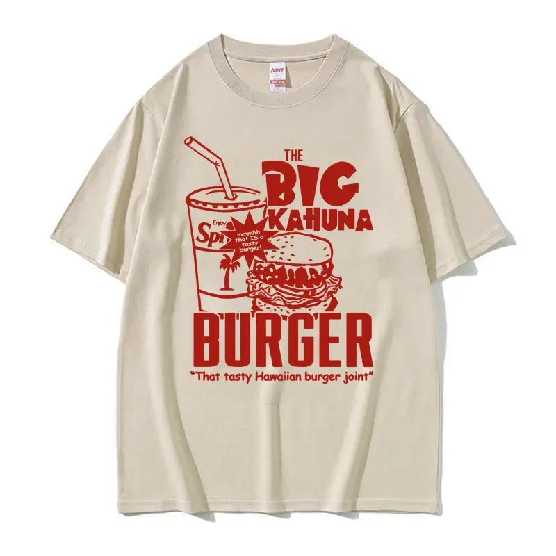 Pulp Fiction 2 Directed By Quentin Tarantino T Shirt The Big Kahuna Burger Graphic T-shirt Men Women Retro Oversized Tshirt Tops