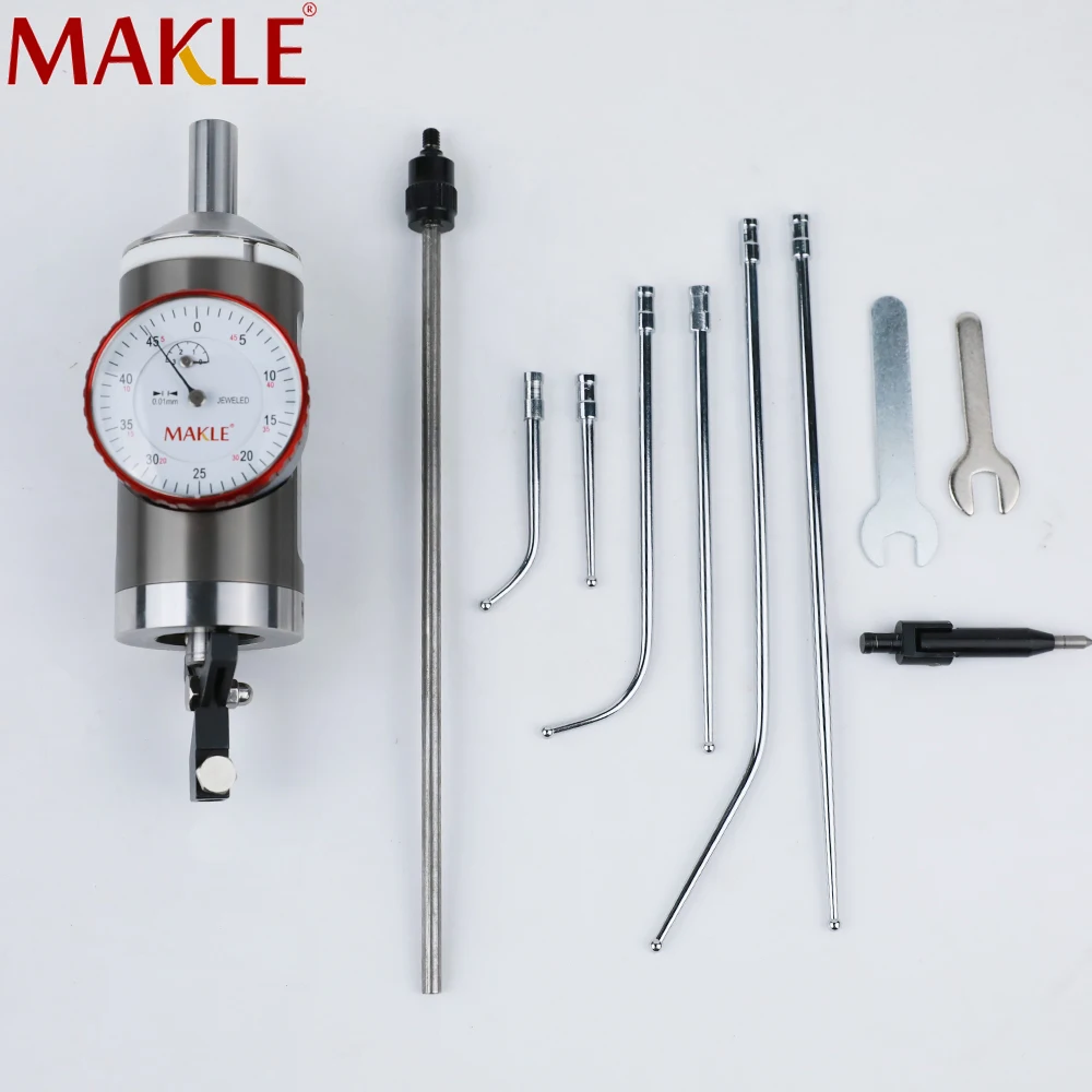 

MAKLE 1Set 0.01mm Coaxial Centering Dial Test Indicator Centering Indic Set 0-3mm Center Milling Tool Accuracy with Wooden Box
