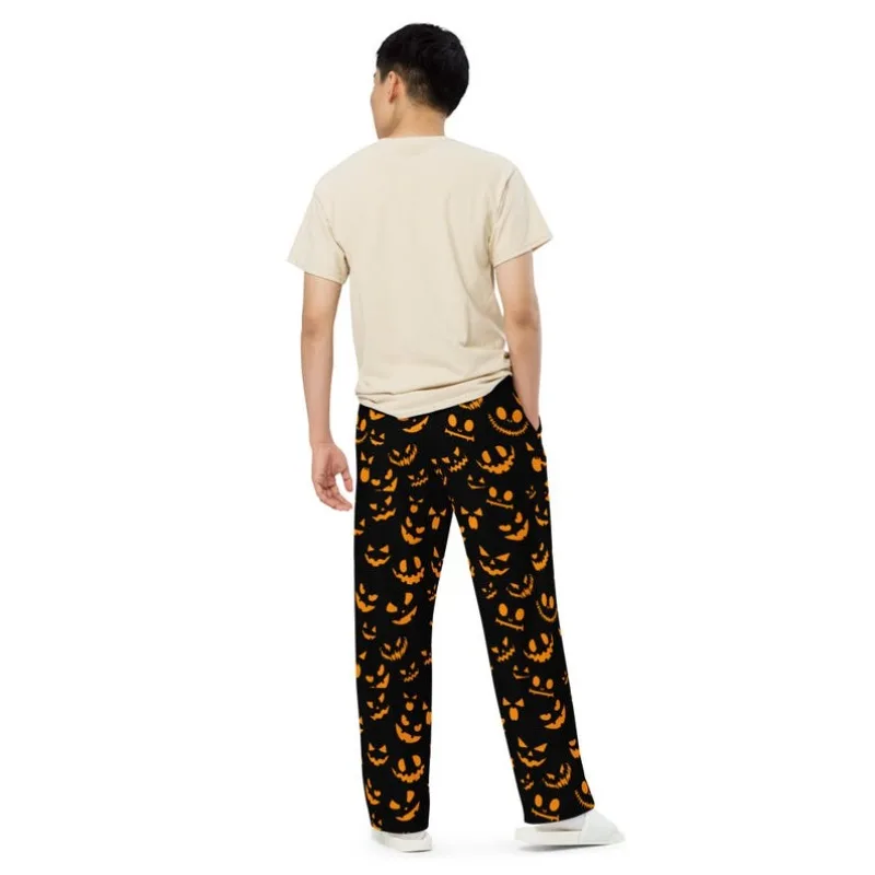 New Loose Casual Pants for Women, High Waisted Yoga Pants,Breathable Hanging Straight Leg Wide Leg Sports Pants,Halloween Outfit
