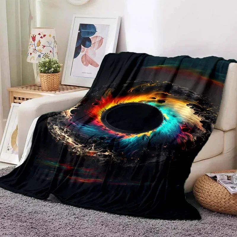 Cosmic Milky Way Starry Sky Blanket Fashion Bed Sofa AirConditioning Fashionable Leisure Picnic Travel Napping CustomizableThrow