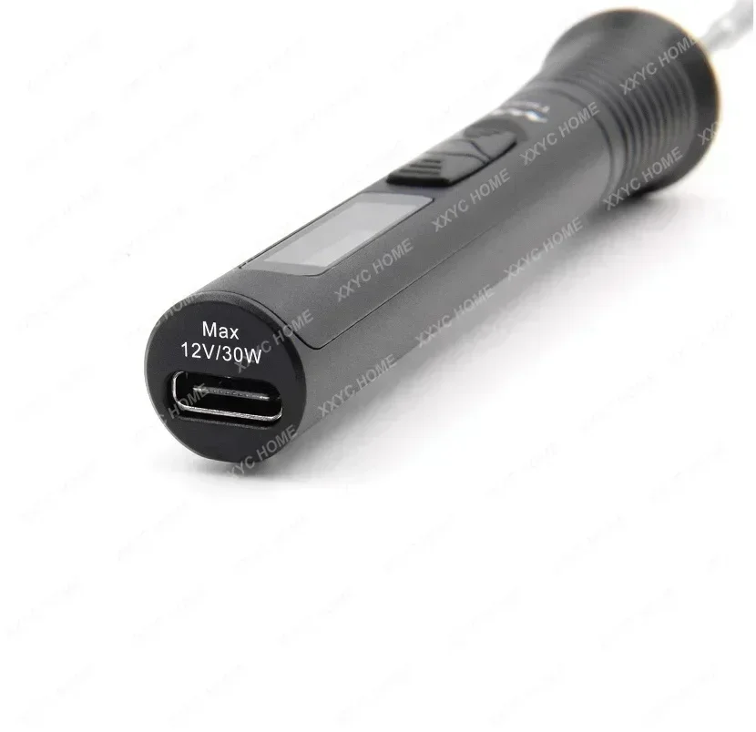 Original TS80Pmore TS80P Mini Electric Soldering Iron Station OLED USB Type C Programmable Digital Solder STM32 Chip PD2.0 QC3.0