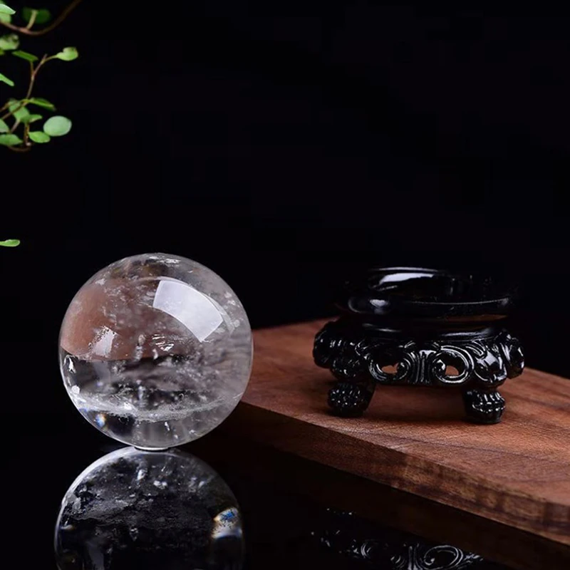 黒の樹脂クリスタルボールベース,ヨーロピアンスタイルのスフィアセンター,家の装飾ディスプレイスタンド,写真アクセサリー,オーナメント,新しい
