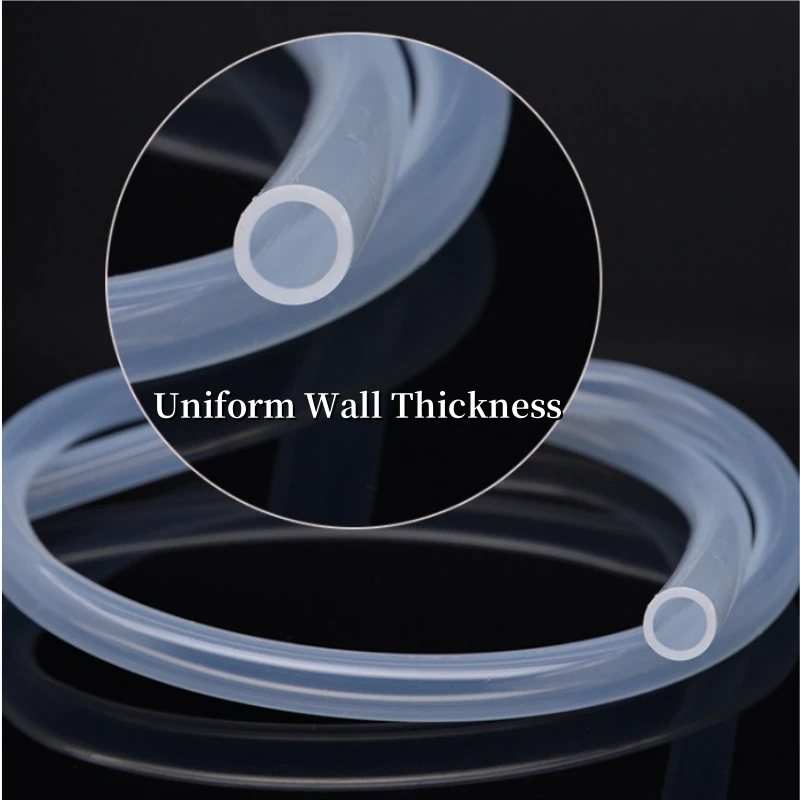 1M Soft Food Grade Transparent  Silicone Hose ID 2 3 4 5 6 7 8 9 10mm Flexible Nontoxic Silicone Tube Clear