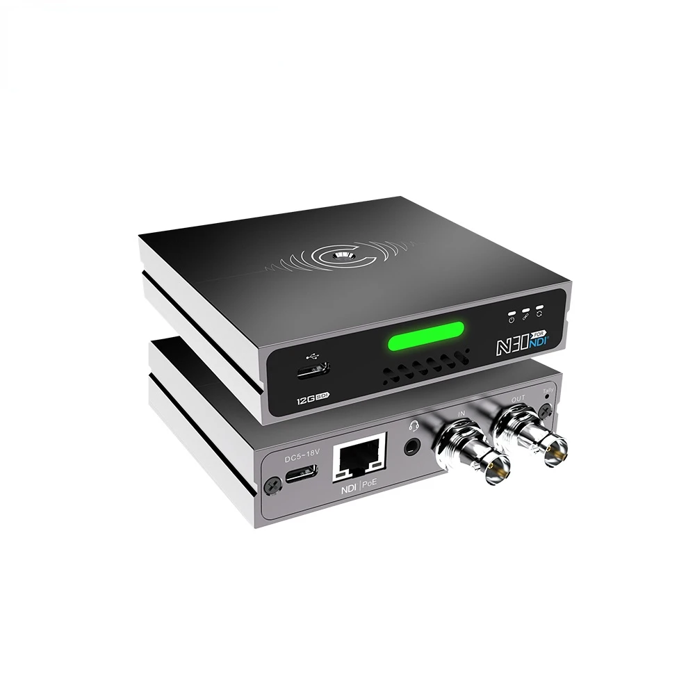 

SDI NDI switcher Converter Encoder streaming Video Encoder Decoder POE Powered Hardware