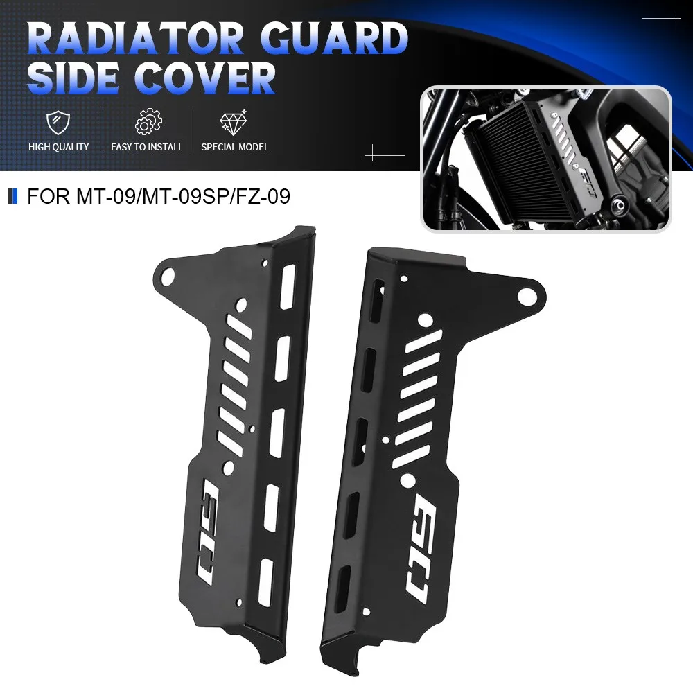 

Для YAMAHA MT09 MT-09 SP FZ09 FZ-09 2018 2019 2020 мотоциклетная решетка радиатора сетчатая крышка Щит охладителя двигателя защитная защита