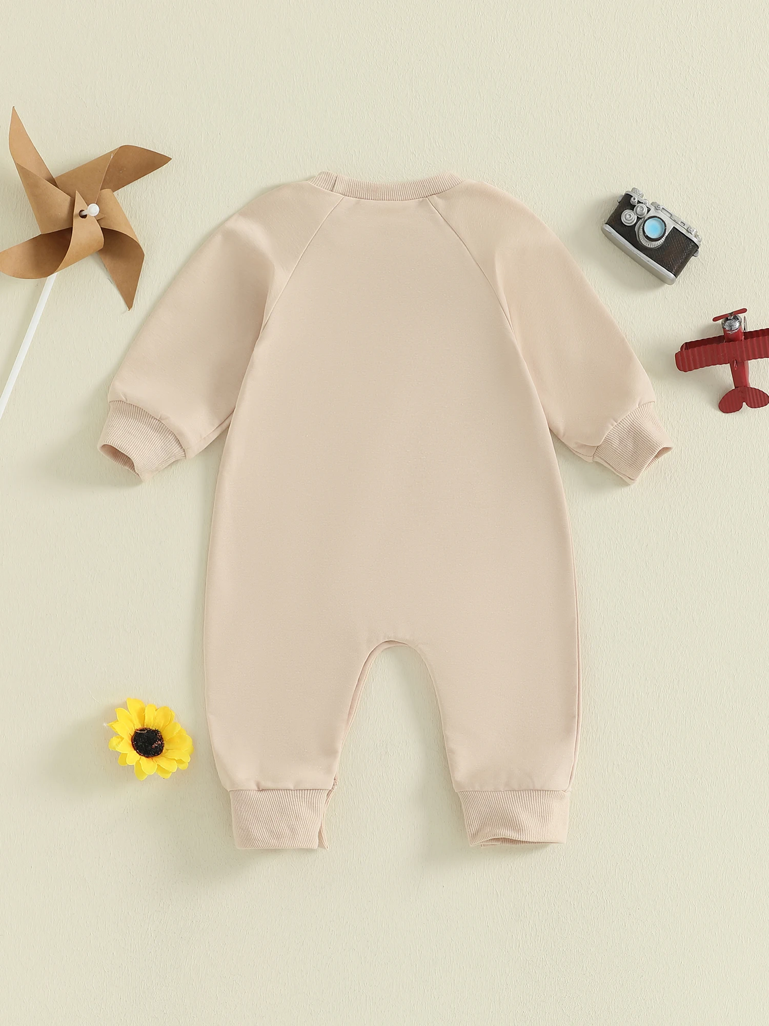 

Комбинезон для маленьких мальчиков с длинными рукавами и круглым вырезом с забавным дизайном строительной грузовика — комбинезон без ног для сна